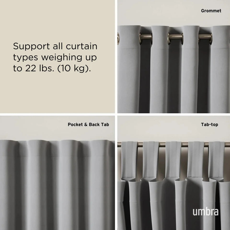 UMBRA gardinstång LOOP 1 107 - 305 cm nickel