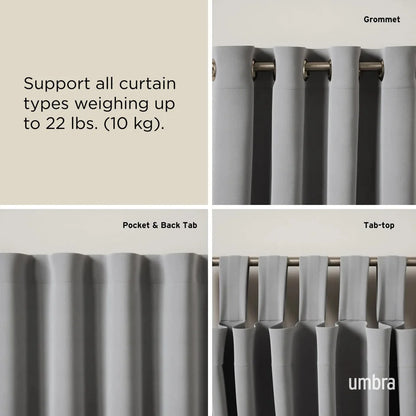 UMBRA gardinstång LOOP 1 107 - 305 cm nickel