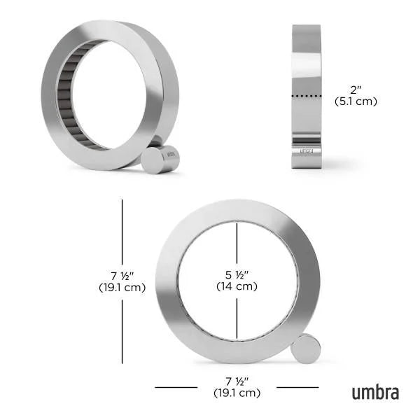 UMBRA organiser för smycken FERRIS       krom