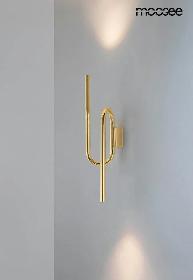 Vägglampa MOOSEE - MACAROON guld