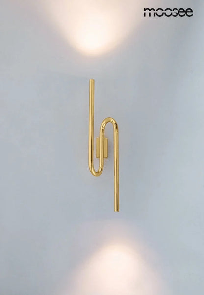 Vägglampa MOOSEE - MACAROON guld